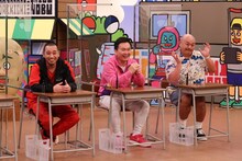 （左から）千鳥・大悟、かまいたち山内、安田大サーカス・クロちゃん。(c)関西テレビ