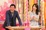 明石家さんまと加藤綾子。(c)フジテレビ