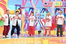 （左から）サンドウィッチマン、高橋真麻、永野、お見送り芸人しんいち。(c)TBS