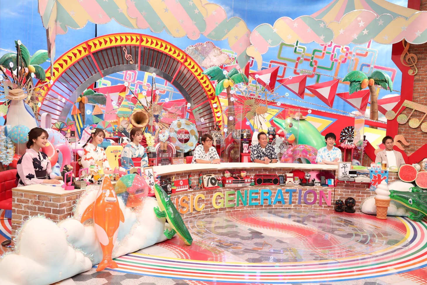 スタジオの様子。(c)フジテレビ