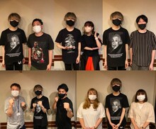 （左上から時計回りに）川谷絵音とさらば青春の光・森田、川谷絵音と平沢あくび、川谷絵音と金子厚武氏、川谷絵音とTEAM BANANA、川谷絵音とアイロンヘッド。