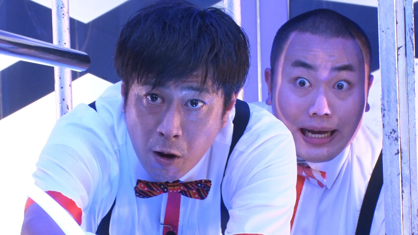 パンサー尾形とハナコ岡部。(c)フジテレビ