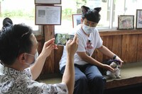 「猫大好き芸能人集結！東北ニャンだらけツアー」より。(c)青森放送
