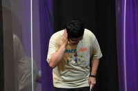 恐縮しながら最後に会場を後にしたマヂカルラブリー村上。