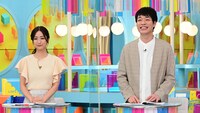 田村真子アナと麒麟・川島。(c)TBS