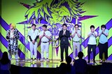 （左から）くりぃむしちゅー有田、ロングコートダディ、男性ブランコ、ポンループ。(c)TBS