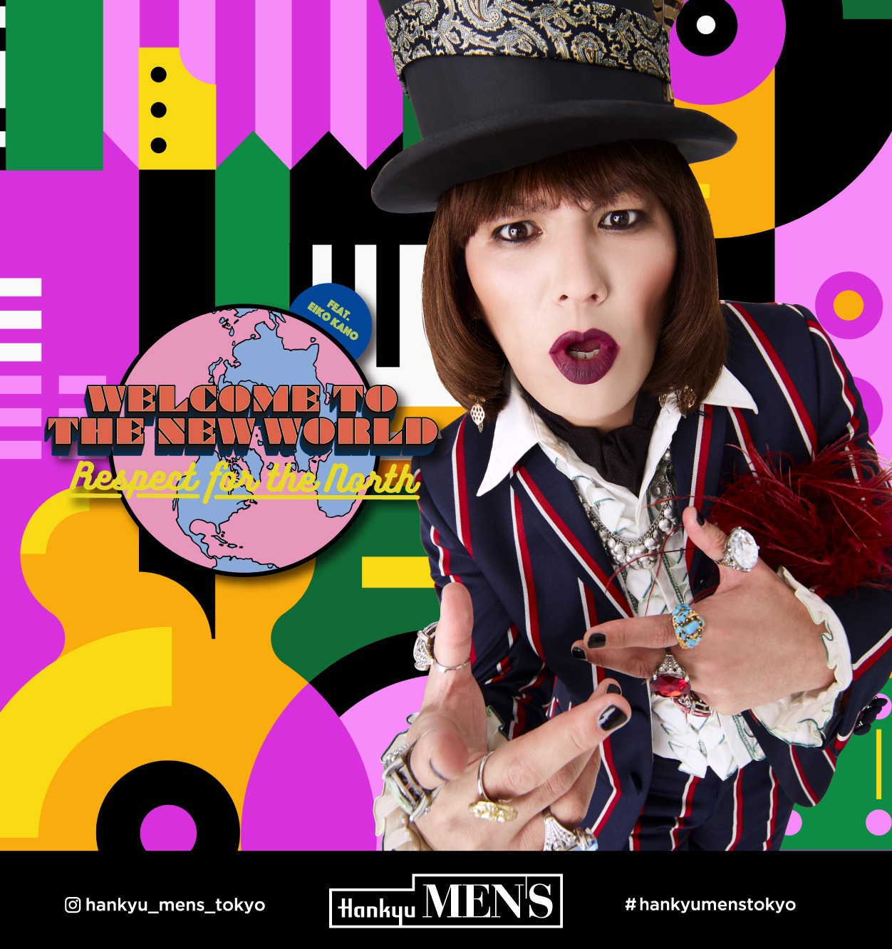 「HANKYU MEN'S 2021 AUTUMN WINTER」ビジュアル