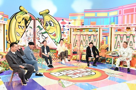 (左から)バナナマン、かまいたち、サンドウィッチマン。(c)TBS