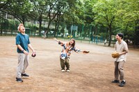 左からゾフィー上田、吉住、ザ・マミィ林田。