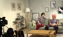 インフォマーシャル撮影中のEXIT。