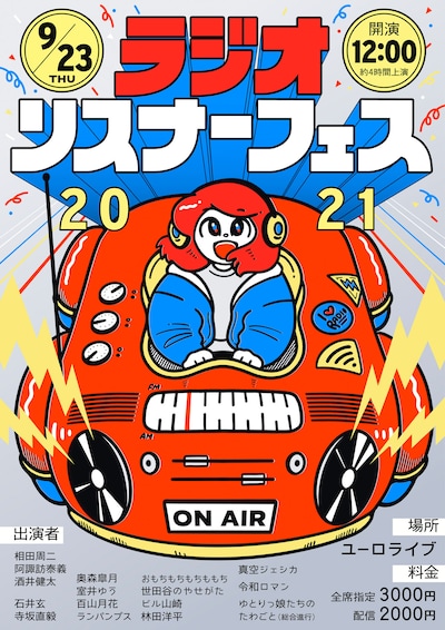 「ラジオリスナーフェス2021」チラシ