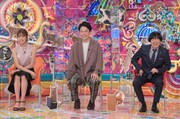 （左から）王林、かまいたち濱家、蛍原徹。(c)テレビ朝日