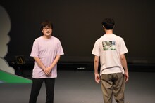 エンディングで「KIPPU de TROUBLE」Tシャツを着用するラバーガール。