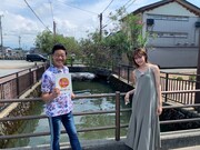 みやぞん＆王林の富山旅、“空飛ぶサーフィン”を体験