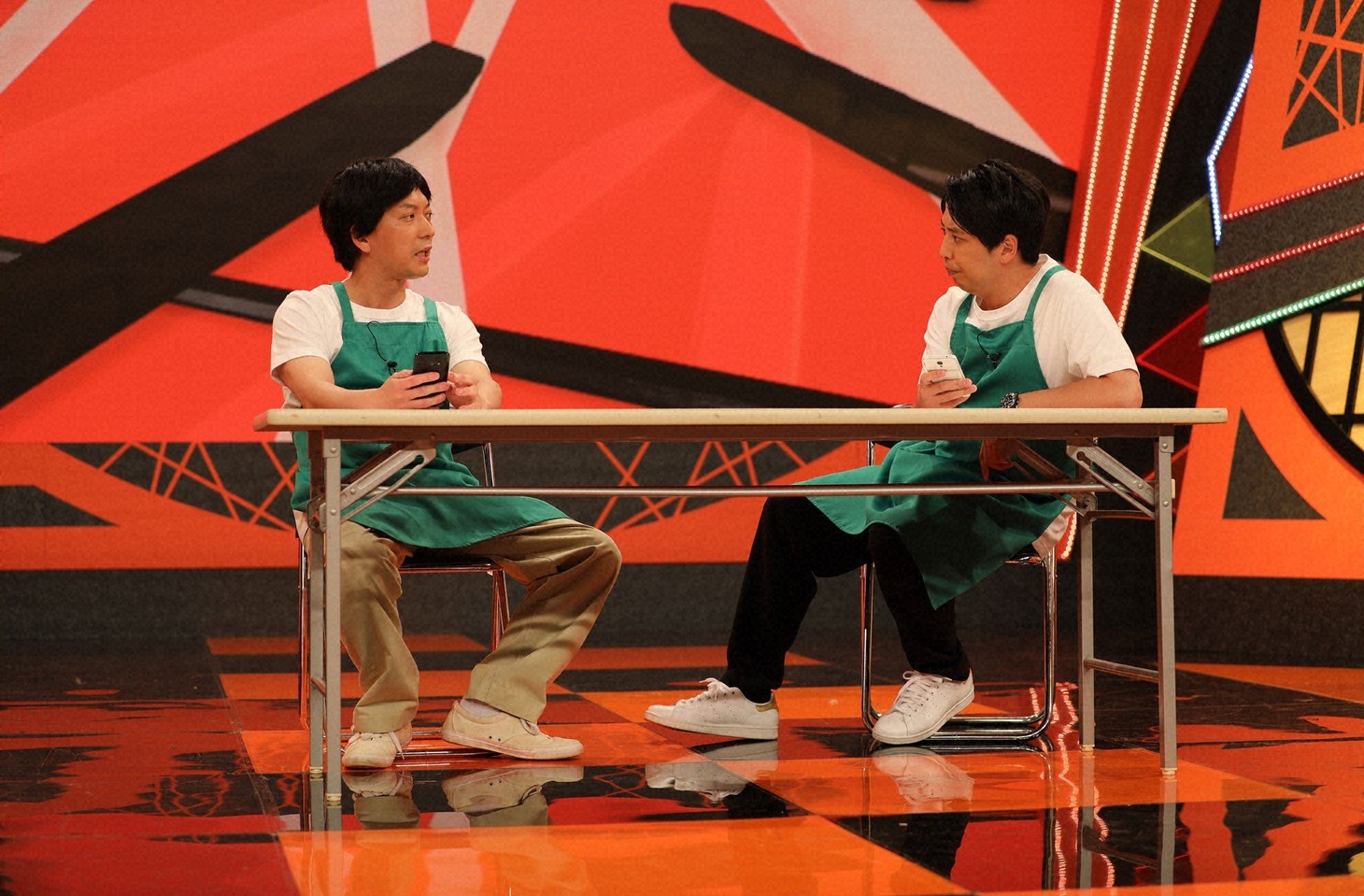 「お笑い実力刃」に出演するニューヨーク。(c)テレビ朝日