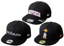 「志村けんの大爆笑展」とキャップブランド・NEW ERAとのコラボ商品イメージ。(c)イザワオフィス / フジテレビ