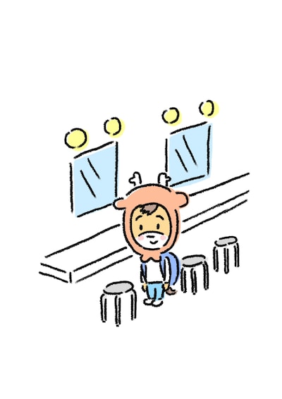 「楽屋のトナくん」より。