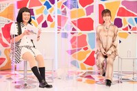 （左から）千鳥ノブ、長濱ねる。(c)フジテレビ