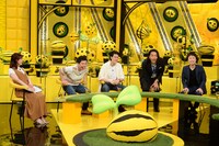 （左から）新井恵理那、霜降り明星、見取り図。(c)テレビ朝日