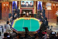 「ジュニア千原と大輔宮川と千豊小籔のすべらない話THE LIVE 2021」のワンシーン。