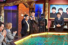 霜降り明星せいやのダブル受賞が発表された瞬間。