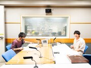 「#むかいの喋り方」収録現場の様子。