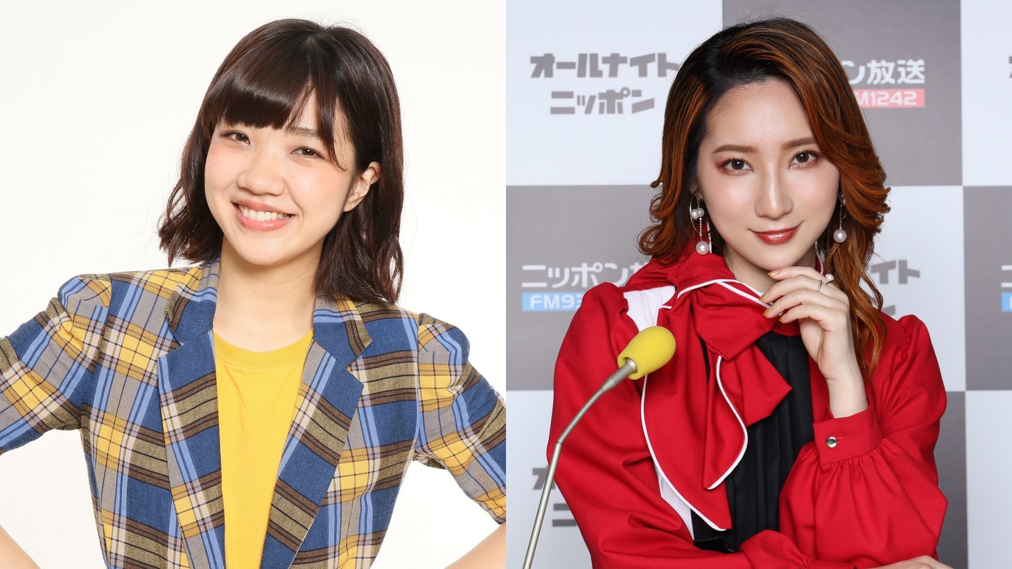 「ファーストサマーウイカのオールナイトニッポン0（ZERO）」にゲスト出演する3時のヒロイン福田（左）。