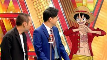 千鳥とルフィが出演する「『ワンダ』×『ONE PIECE』」限定缶のCMより。