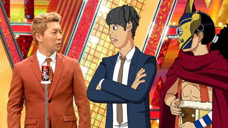 ニューヨークとウソップが出演する「『ワンダ』×『ONE PIECE』」限定缶のCMより。