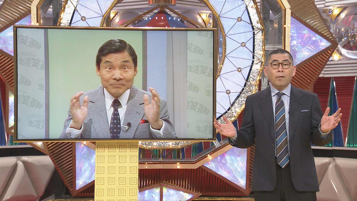 「バラエティー生活笑百科『ま～るくおさめまっせ』－ありがとう笑福亭仁鶴さん－」より。
