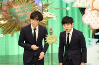 キュウ。左から、ぴろ、清水。(c)フジテレビ