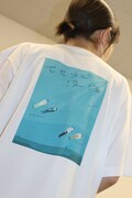 「せせらぐ深海」Tシャツのバックプリント。