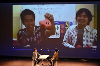 「ぶちラジ！」初期の映像に映っていたのはおばさんと見紛うウエストランド河本（右）。