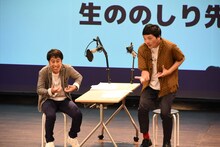 急に客席から立ち上がったソルジャーの動き方がメタルスラッグのようだったと語るウエストランド。