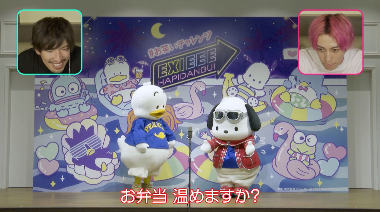 【サンリオ】あひるのペックルとポチャッコセット ポチャッコ（右）とあひるのペックル（左）のPOCHAPEXIT