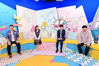 （左から）ブラックマヨネーズ小杉、新井恵理那、内村光良、バナナマン日村。(c)TBS