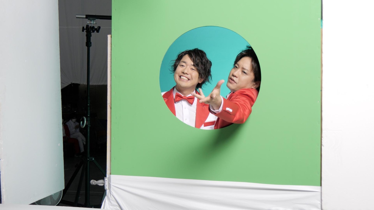 WebCM「社会人」編の撮影中の様子。