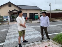 （左から）アルコ＆ピース平子、佐久間宣行。(c)福島中央テレビ