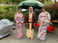 左から安部若菜、桂吉弥、小嶋花梨。(c)読売テレビ