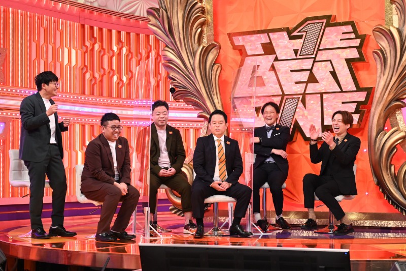 「ザ・ベストワン」の「ベストワントーク」に出演する（左から）ミキ、ダイアン、アインシュタイン。(c)TBS