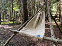 ランドリーバッグの使用例。