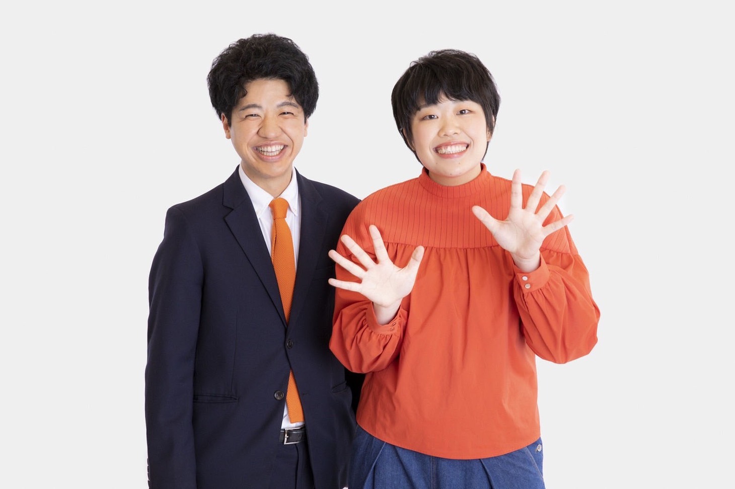 ポンループ。左がこまってます鈴木、右がアミ。