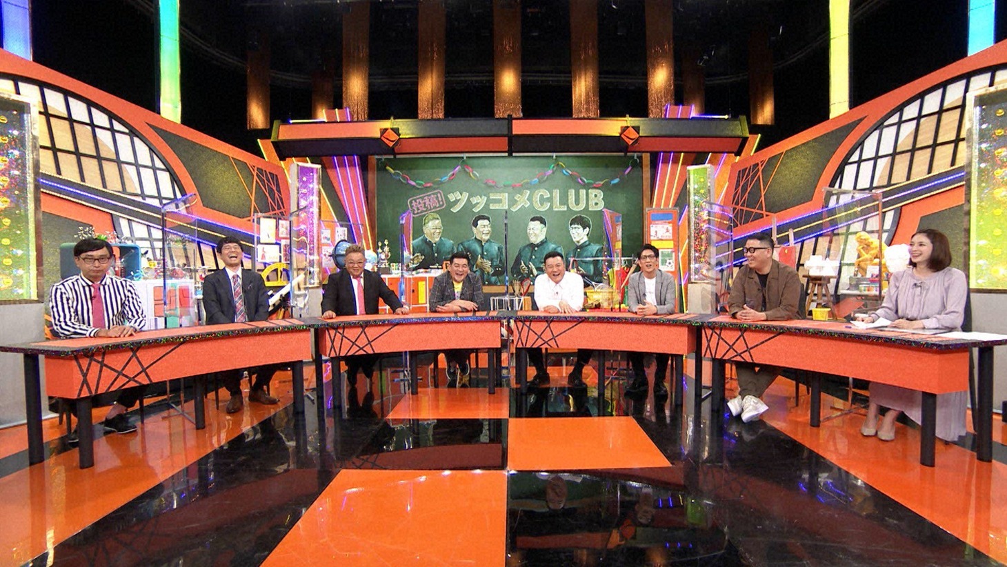 「お笑い実力刃」で展開される「投稿！ツッコメCLUB」の様子。(c)テレビ朝日
