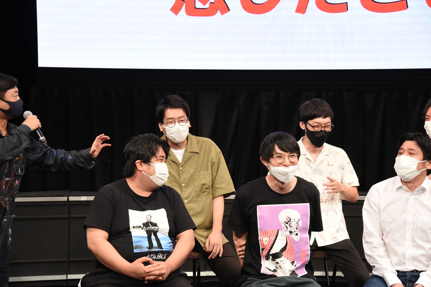 「キングオブコント2021 プレミアムトーク～アノ激闘を全て語りますSP～」の様子。