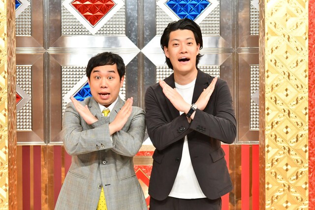 「霜降りバラエティX」に出演する霜降り明星。(c)テレビ朝日