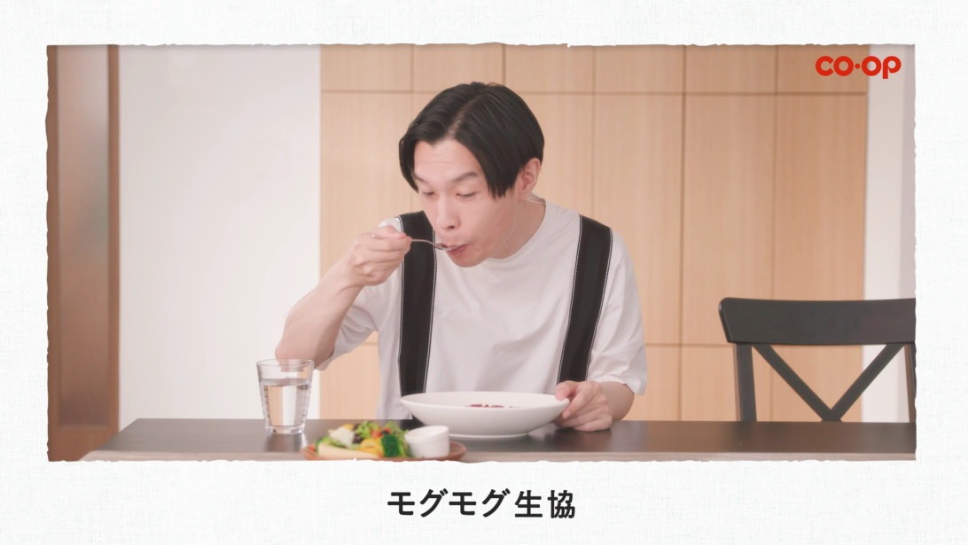 Web動画「コープでよりアクティブに！」編のワンシーン。