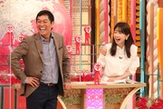 明石家さんまと加藤綾子。(c)フジテレビ