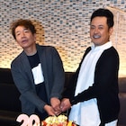 くりぃむしちゅー、海砂利水魚からの改名20年祝ってケーキ入刀「幸せになります」