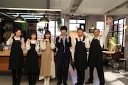 左から富田鈴花、松田好花、渡邉美穂、東京03。(c)日本テレビ