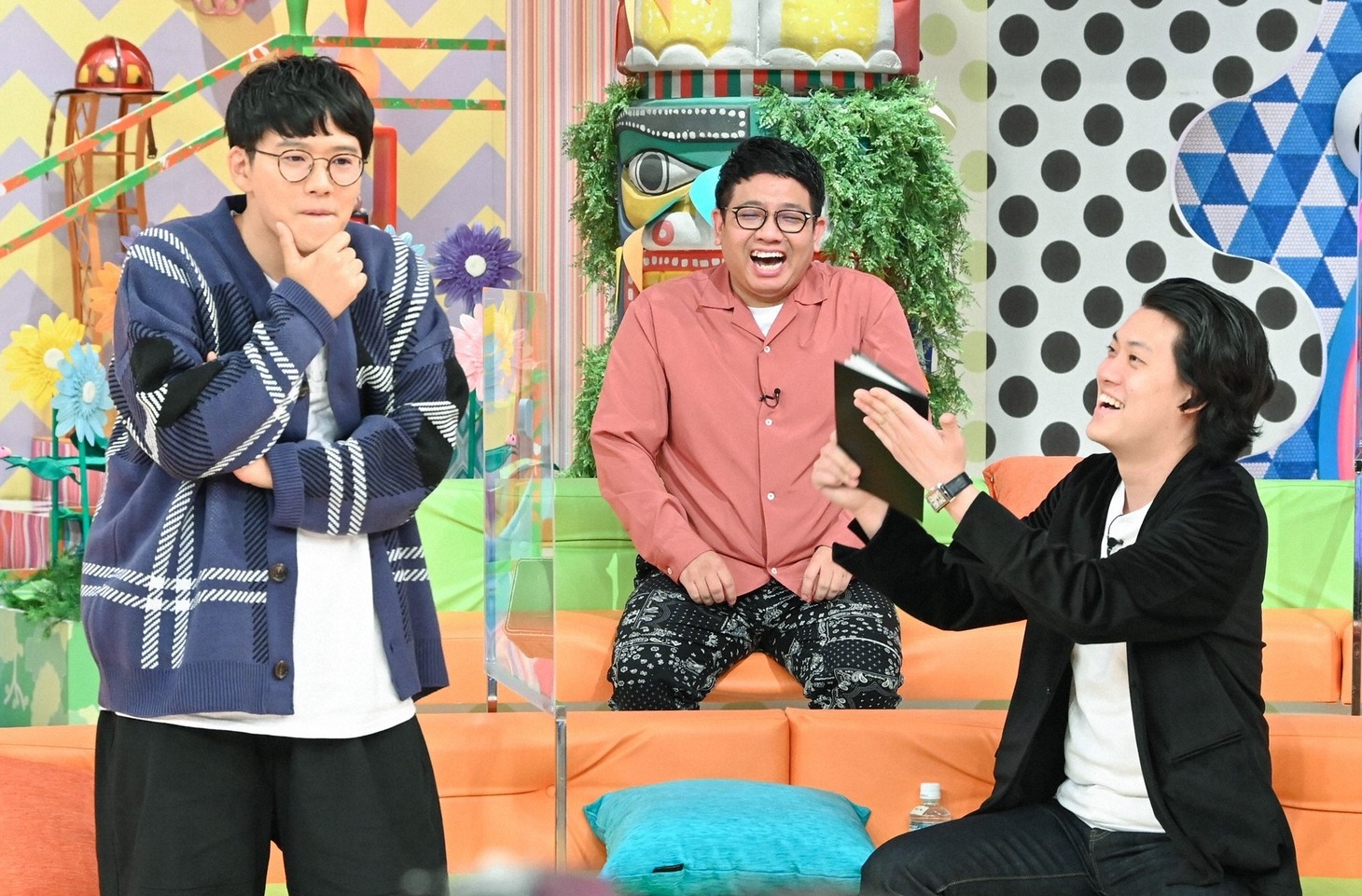 ミキと霜降り明星・粗品。(c)TBS